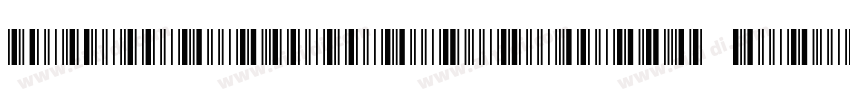 LibreBarcode39 Regul字体转换